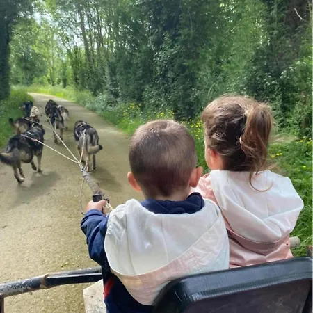 Chalet Nature, Spa & Chiens De Traineaux 別荘 Échiré